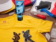 Sada textilních barev na linoryt 5x100 ml - černá, bílá, červená, žlutá, modrá (1)