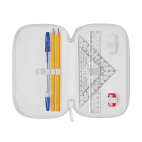Školní penál 2-patrový vybavený Herlitz Nylon fialový (1)