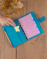 Týdenní diář 2027 Notique Refill kroužkový 12,5 x 19 cm tyrkysový (4)