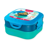 Dvoupatrový box na svačinu Maped Picnik Concept Kids 1400 ml - modrý