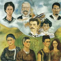 Nástěnný kalendář poznámkový 2027 Notique Frida Kahlo, 30 x 30 cm (11)