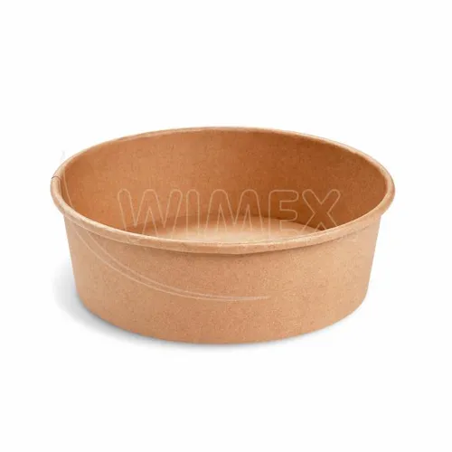 Papírová miska (PAP/PE) kraft Ø 185 mm 1100 ml, 50 ks