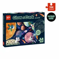 Puzzle svítící ve tmě Apli - Sluneční soustava, 104 ks, 5+ Puzzle svítící ve tmě Apli - Sluneční soustava, 104 ks, 5+