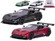 Auto Kinsmart Aston Martin Vulcan Livery 13 cm na zpětné natažení - mix barev