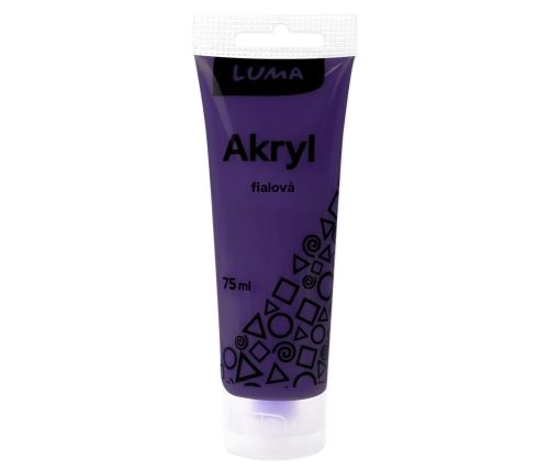 Akrylová barva Luma 75 ml - fialová