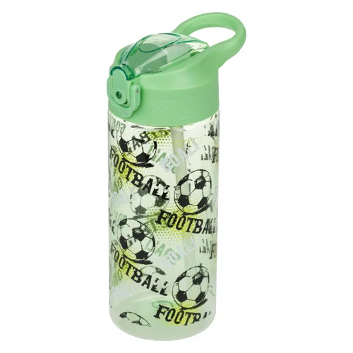 Tritanová láhev s brčkem 500 ml BAAGL Fotbal