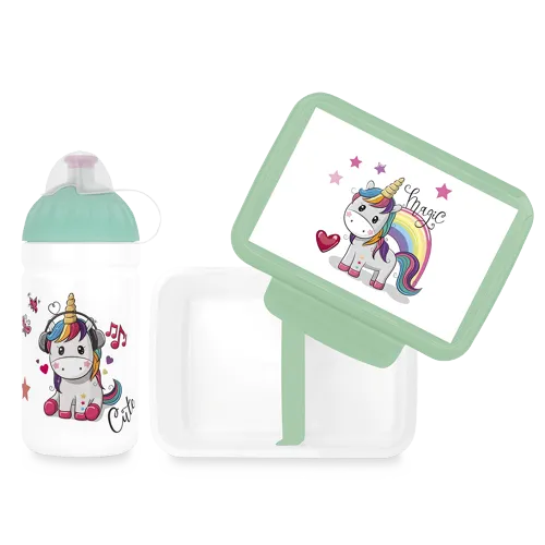 Set Zdravá lahev 500 ml a Zdravá sváča – Magic Unicorn