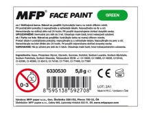 Barvy na obličej MFP - zelená (3)