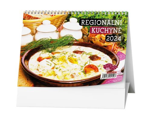 Stolní kalendář 2024 Baloušek - Regionální kuchyně