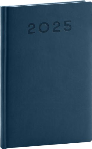 Týdenní diář 2025 Presco Group A5 - Aprint Neo modrý, 15 × 21 cm