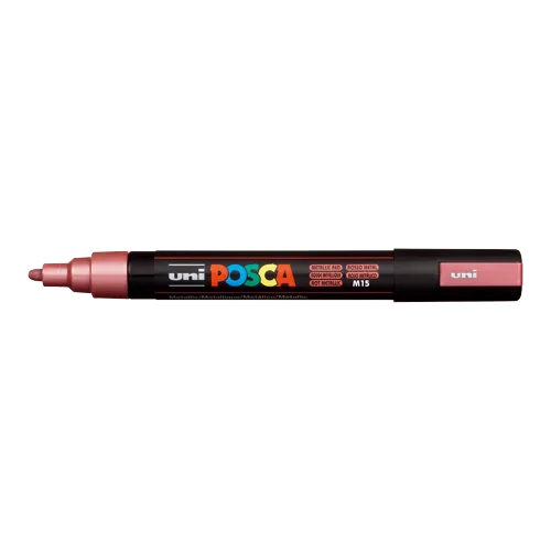 Dekorační popisovač Posca PC-5M, metalová červená (M15), 1,8-2,5 mm
