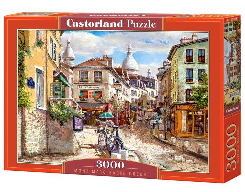 Puzzle Castorland 3000 dílků - Montmanter, Sacre Couer, Paříž