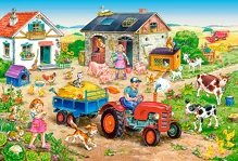 Puzzle Castorland MAXI 40 dílků - Život na farmě (1)