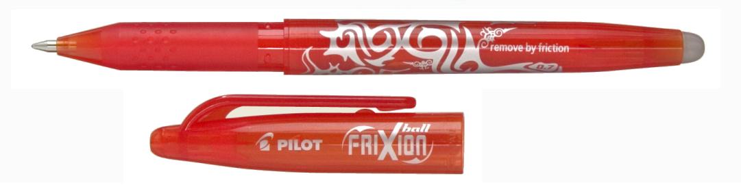 Levně Přepisovatelný roller Pilot Frixion Ball 07, střední hrot - oranžová