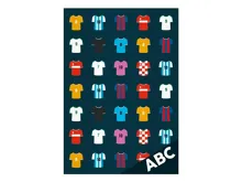 Desky na ABC MFP A4 Fotbal dresy