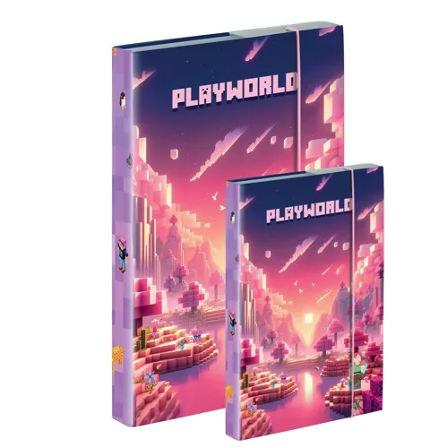 Box na sešity A4+A5 Playworld Girl - Karton P+P
