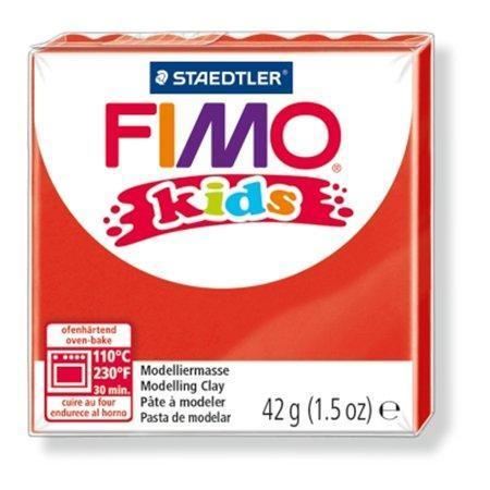 FIMO® kids 8030 modelovací hmota 42g - červená (2)