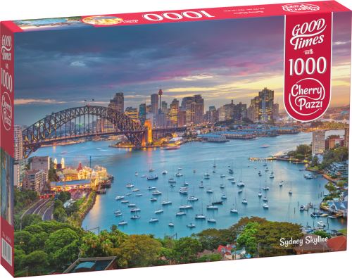Puzzle Cherry Pazzi 1000 dílků - Sydney (Sydney Skyline)