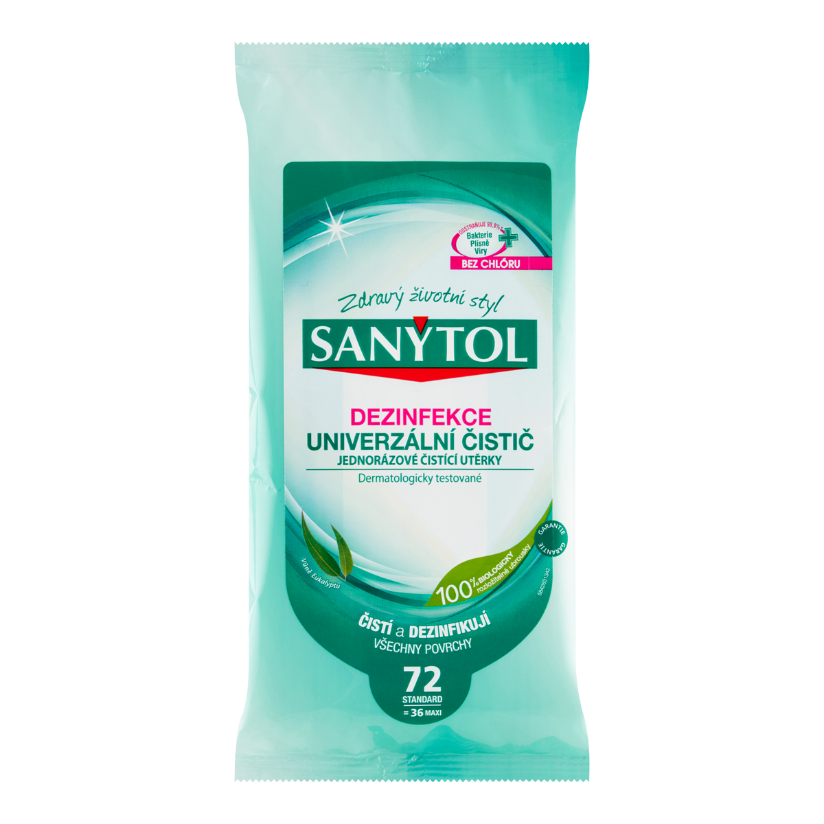 Levně Sanytol - dezinfekční utěrky 36 ks, eukalyptus