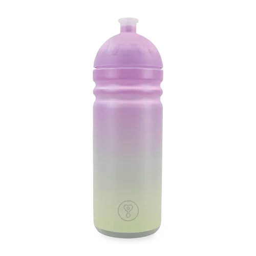 Zdravá lahev 0,7 l s náhradní zátkou - pasteová fialová