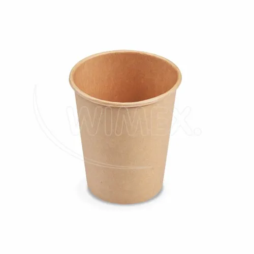 Papírový kelímek hnědý 280 ml, M (Ø 80 mm), 50 ks