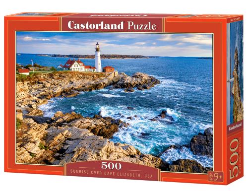 Puzzle Castorland 500 dílků - Maják, Cape Elizabeth