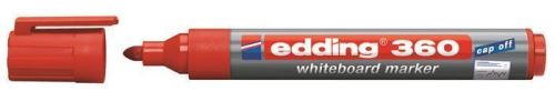 Popisovač na bílou tabuli a flipchart EDDING 360, 1,5-3mm - červený