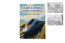 Omalovánky Trefl - Vlaky a letadla