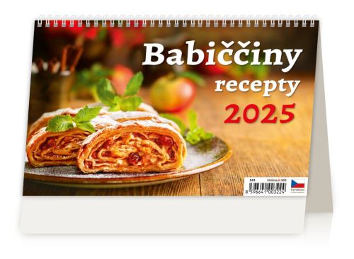 Stolní kalendář 2025 Helma - Babiččiny recepty