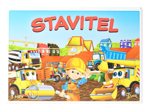 Společenská hra logická Stavitel