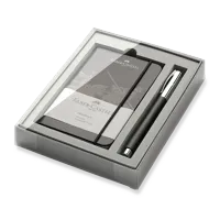 Faber-Castell Ambition Precious Resin - roller v dárkové sadě se zápisníkem