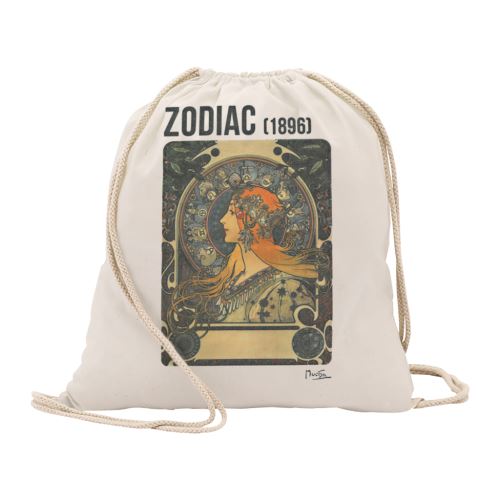 Plátěný sáček Alfons Mucha - Zodiak