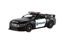 Auto Kinsmart Ford Mustang Dark Horse 2024 policie 1:38, 13 cm na zpětné natažení (2)