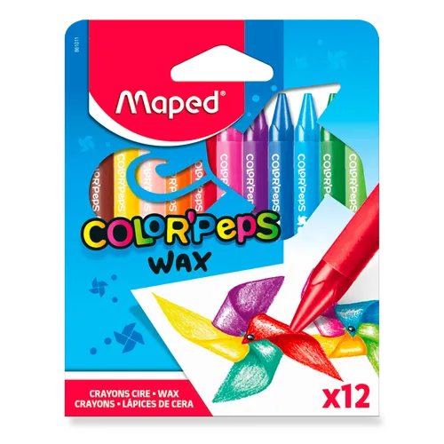 Voskovky Maped Color'Peps Wax - 12 barev