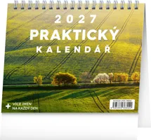Stolní kalendář 2027 Notique Praktický s citáty, 16,5 × 13 cm