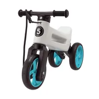 Odrážedlo Funny Wheels Rider SuperSport 2v1 bílé-tyrkysové, sáček (1)