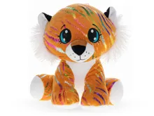 Plyšový tygr Star Sparkle sedící 16 cm - oranžový Plyšový tygr Star Sparkle sedící 16 cm - oranžový