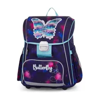 Školní batohový set 3-dílný Karton P+P Premium Cool Motýl (1)