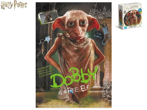 Puzzle 32 × 23 cm Dobby, 250 dílků - Harry Potter
