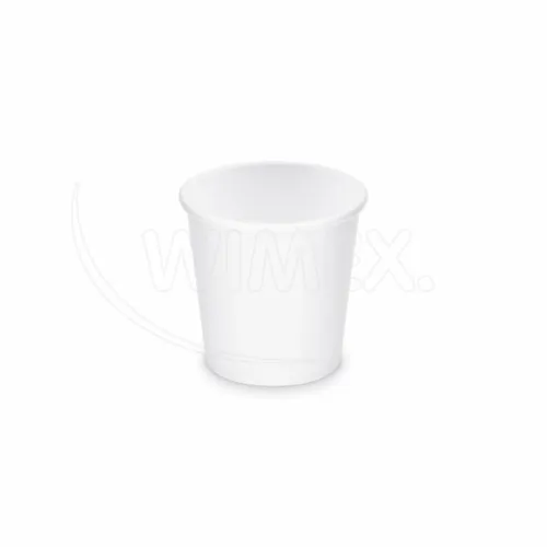 Papírový kelímek bílý XS 110 ml - 50ks