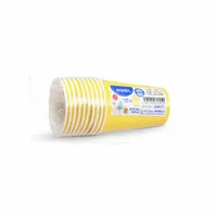 Papírový kelímek (FSC Mix) žlutý Ø74mm 240ml, 10 ks (1)