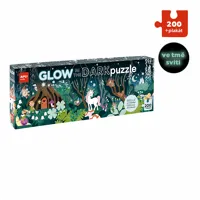 Puzzle svítící ve tmě Apli - Magický les, 200 ks, 6+ Puzzle svítící ve tmě Apli - Magický les, 200 ks, 6+