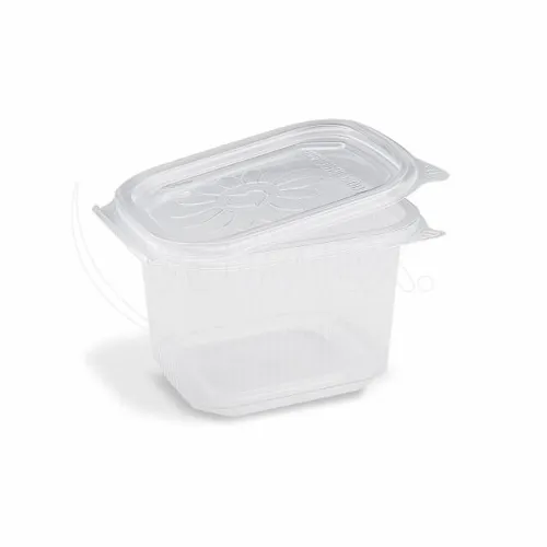 Miska (PP) Ripboxx Tiny hranatá průhledná 500 ml, 50 ks