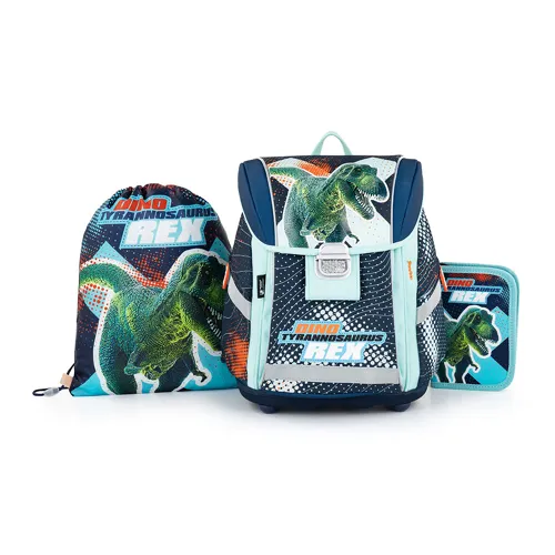 Školní batohový set 3-dílný Karton P+P Premium Light Dinosaurus Školní batohový set 3-dílný Karton P+P Premium Light Dinosaurus