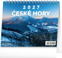 Stolní kalendář 2027 Notique České hory, 16,5 × 13 cm