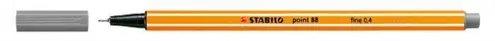 Liner Stabilo Point 88, 0,4mm - tmavě šedá