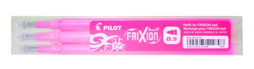 Sada 3 ks náplní Pilot FriXion Ball, tenký hrot - růžová