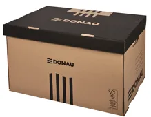 Archivační kontejner DONAU, horní otvírání, hnědá