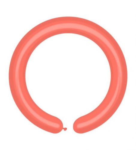 Balónky modelovací nafukovací, pastelová oranžová - 100ks