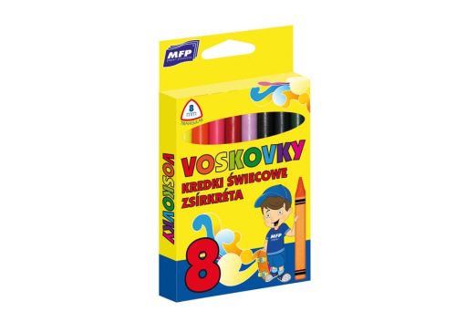 Voskovky MFP 8 barev - trojhranné
